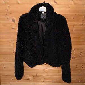 Blank NYC Black Teddy Jacket